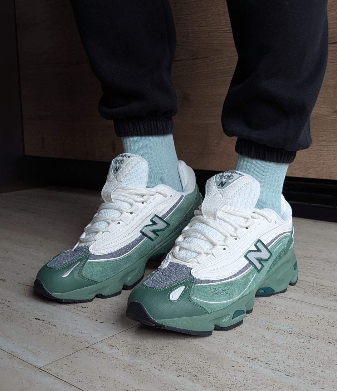 Sneakers New Balance Vert Menthe – Confort & Style